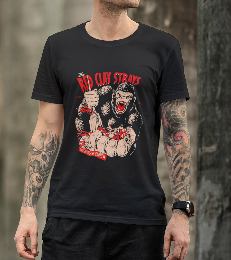 The Red Clay Strays Aug 9 2026 King Kong Madison Square Garden Event T-Shirt