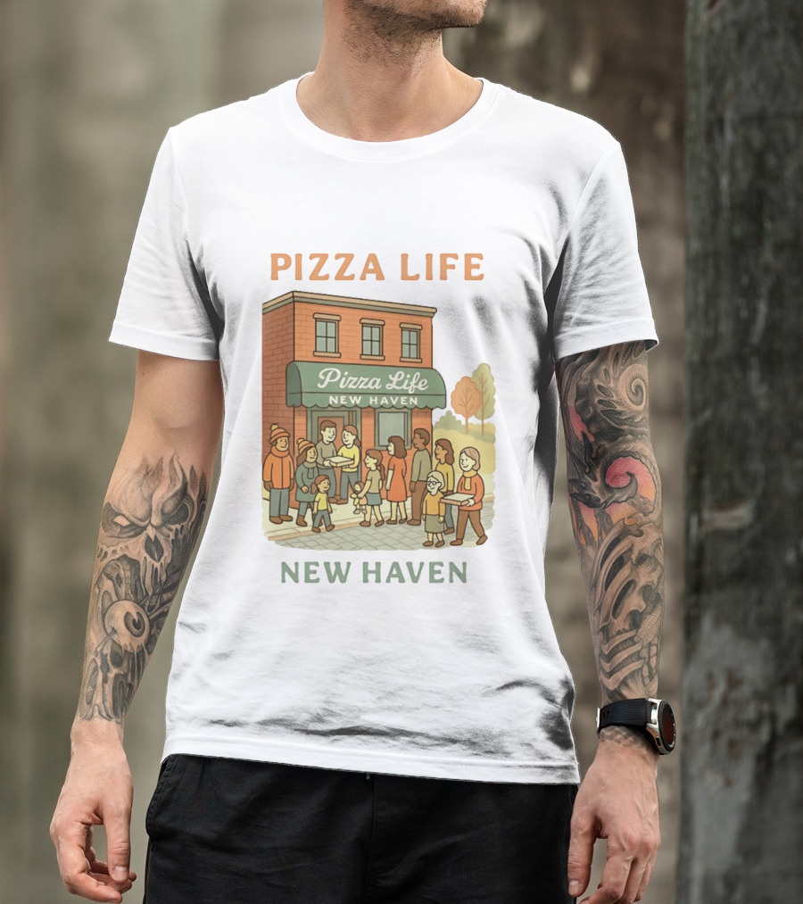 Pizza Life New Haven Family Gathering At Pizzeria T-Shirt