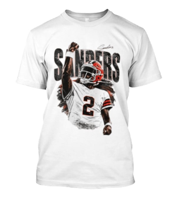 Sanders 2 Colorado Buffaloes Jersey Football Player T-Shirt