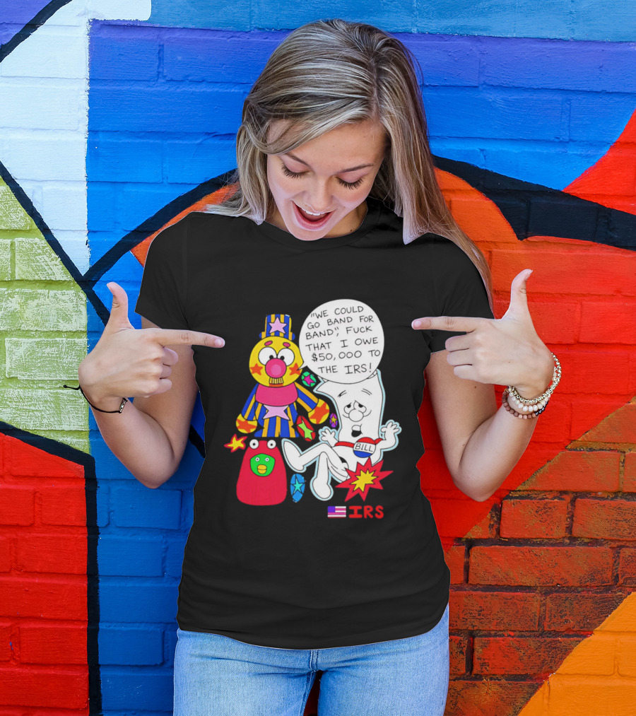 I'm Just A Bill IRS Debt Schoolhouse Rock Clown And Starburst T-Shirt
