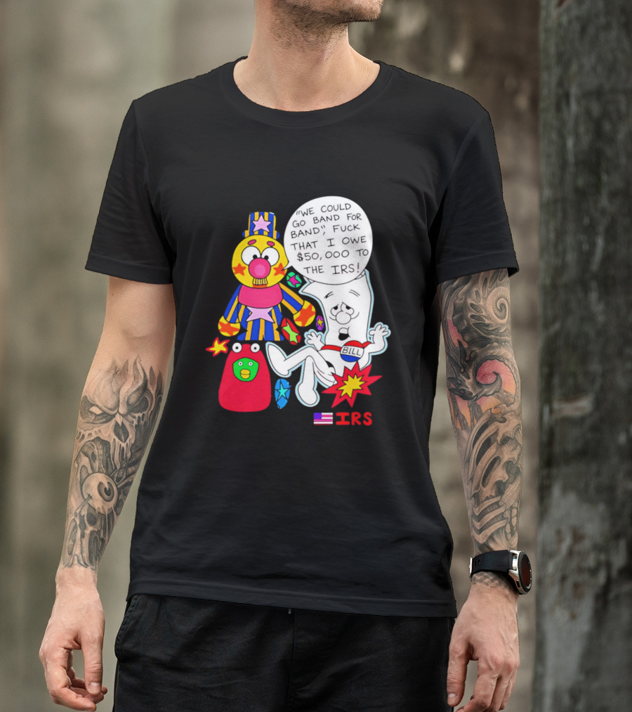I'm Just A Bill IRS Debt Schoolhouse Rock Clown And Starburst T-Shirt