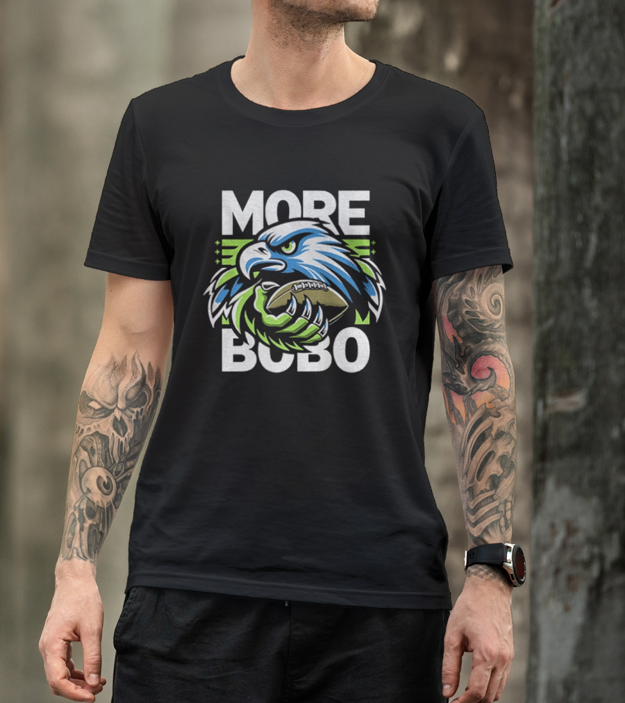 Jake Bobo More Bobo Seattle Seahawks Football Vibrant Gradient 2025 T-Shirt