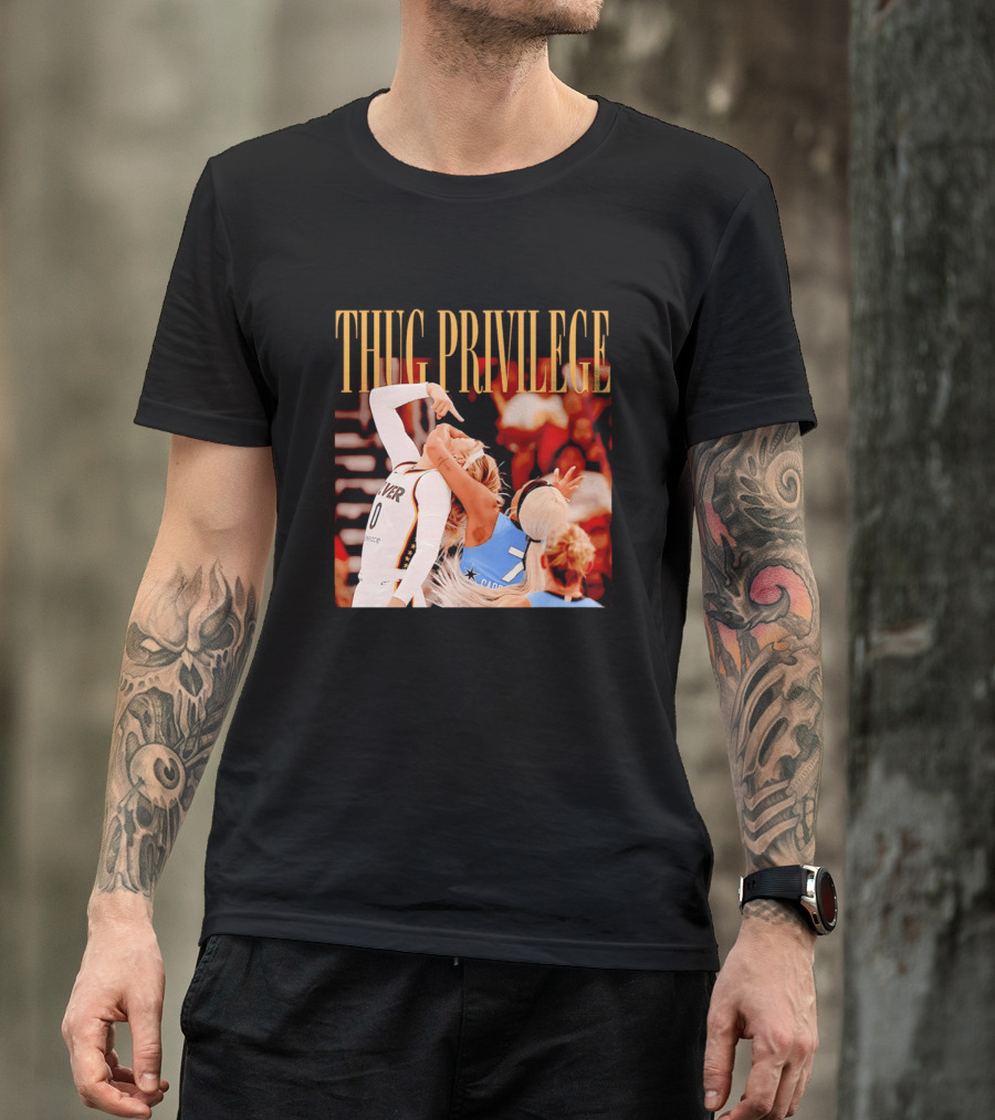 Thug Privilege Sophie Cunningham Basketball Action T-Shirt