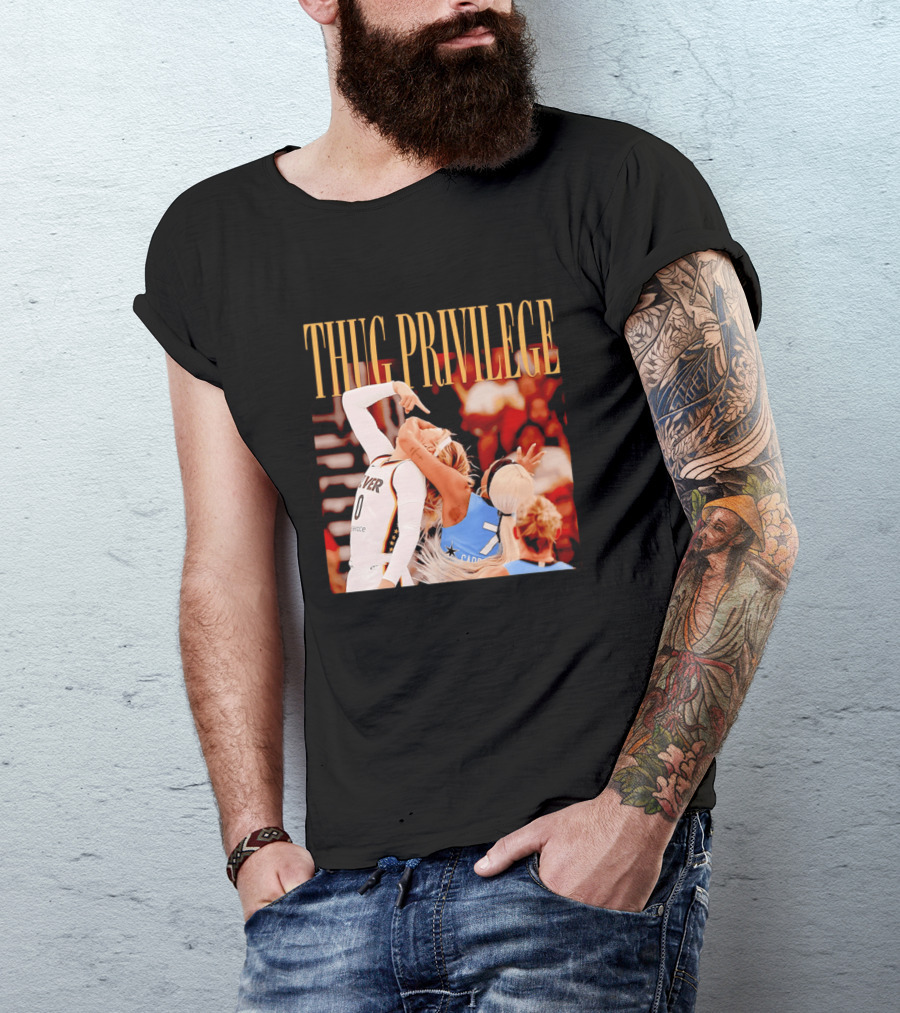 Thug Privilege Sophie Cunningham Basketball Action T-Shirt
