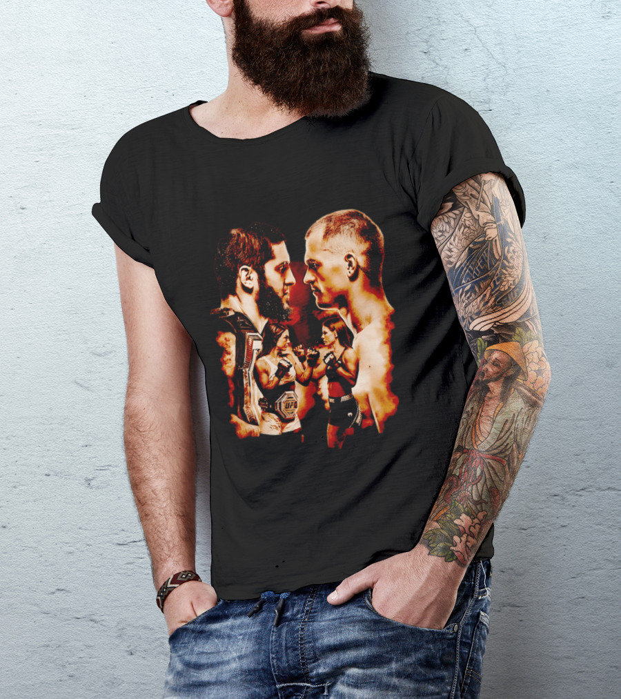 UFC 330 Matchup Islam Makhachev Vs Alexander Volkanovski Face Off T-Shirt