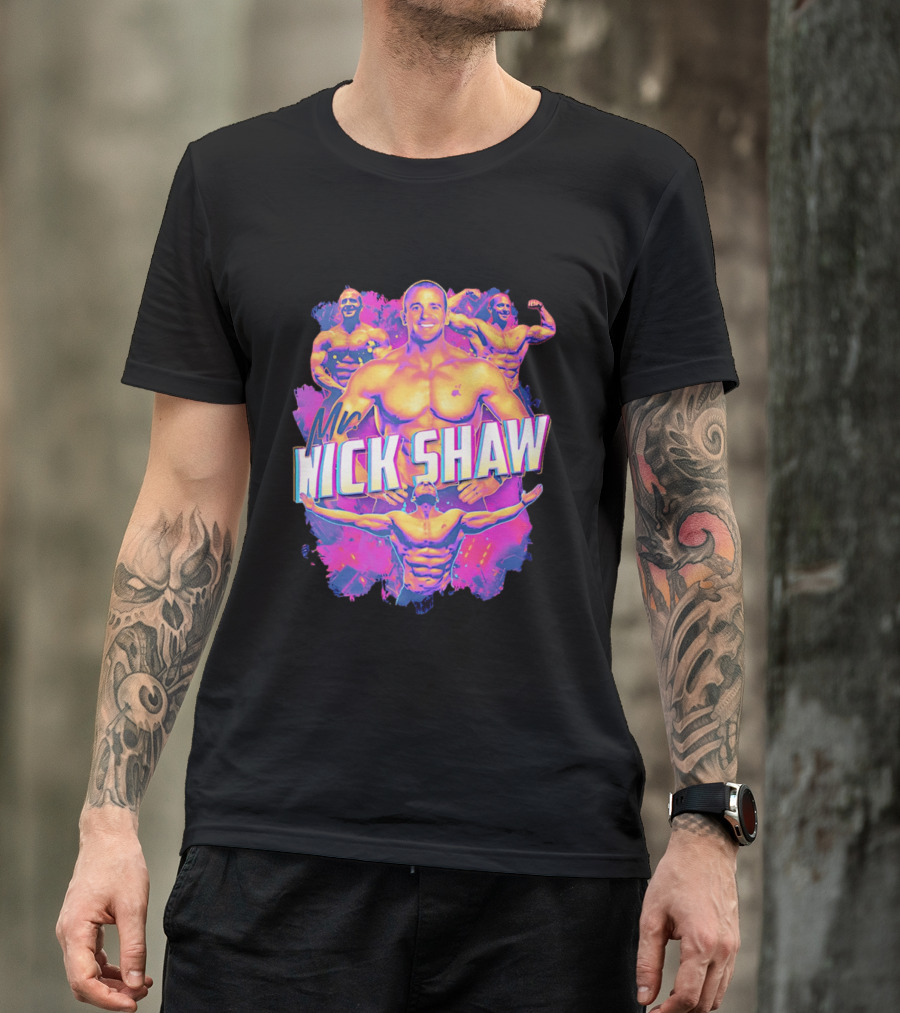 Mr Nick Shaw Bodybuilding Motivation Fitness Enthusiast Hype T-Shirt