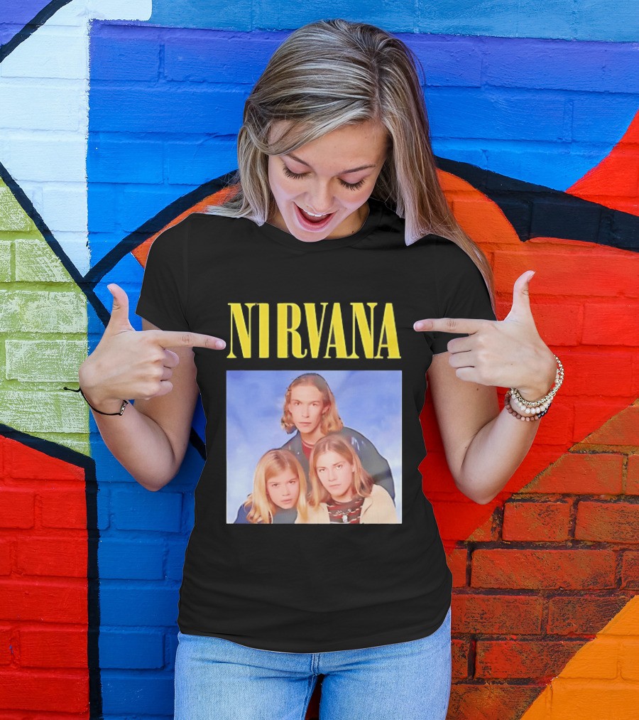 Nirvana Hanson Trio Blue Cloud Bootleg T-Shirt