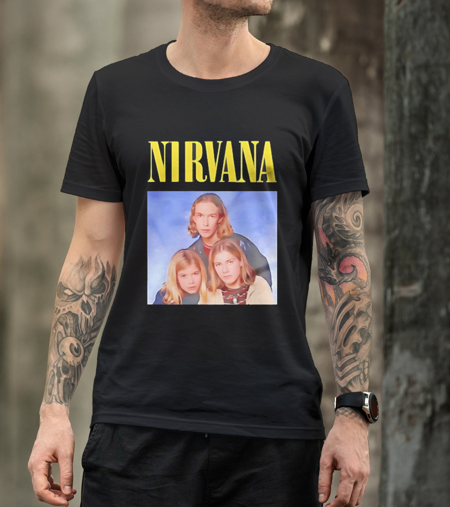 Nirvana Hanson Trio Blue Cloud Bootleg T-Shirt