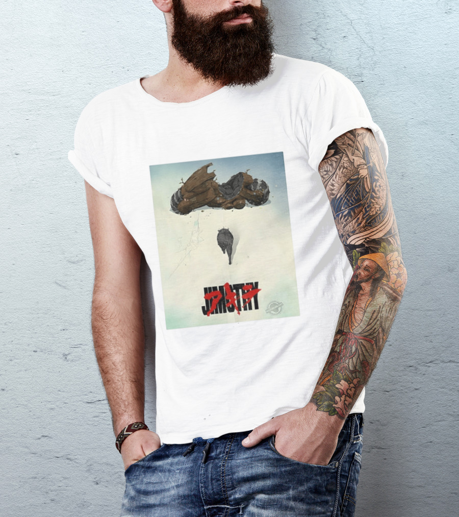 Jimothy Akira Kaneda Bike Homage Neo Tokyo Anime T-Shirt