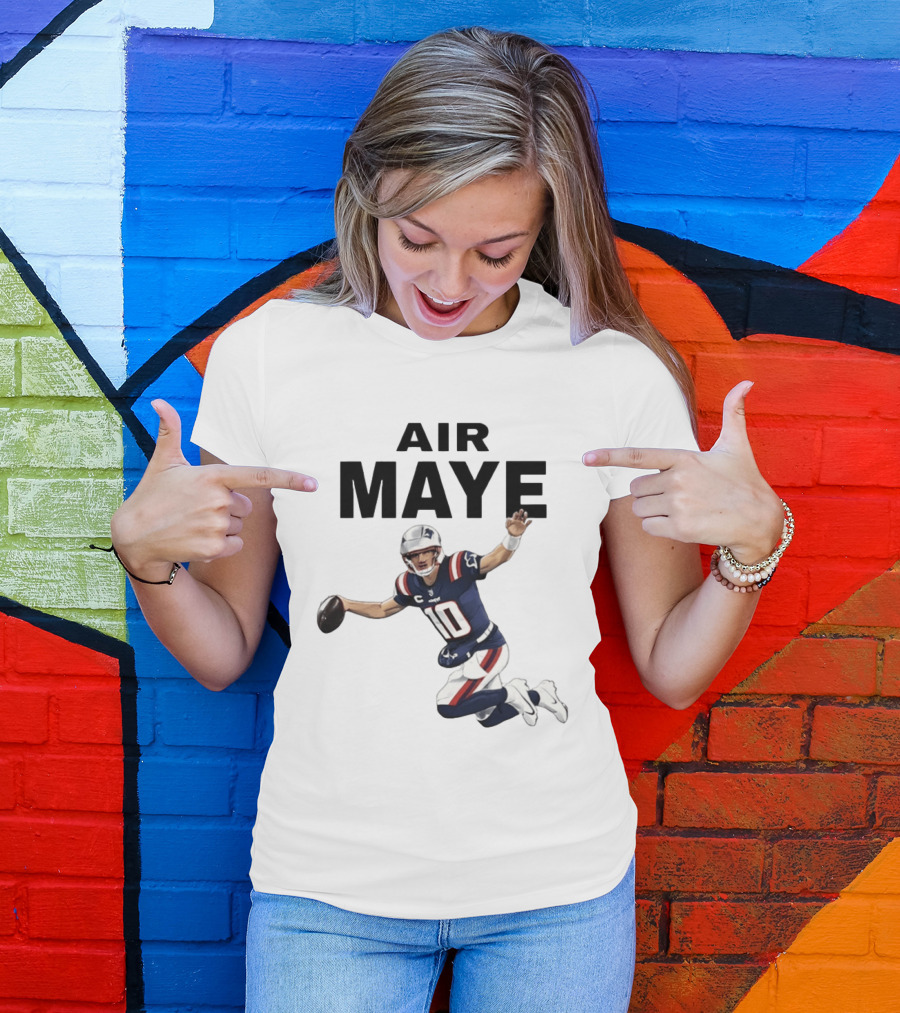 New England Football Air Maye Quarterback Number 10 T-Shirt