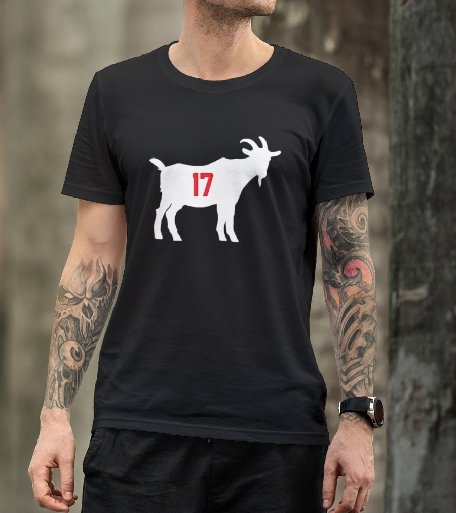 17 White Billy Goat T-Shirt