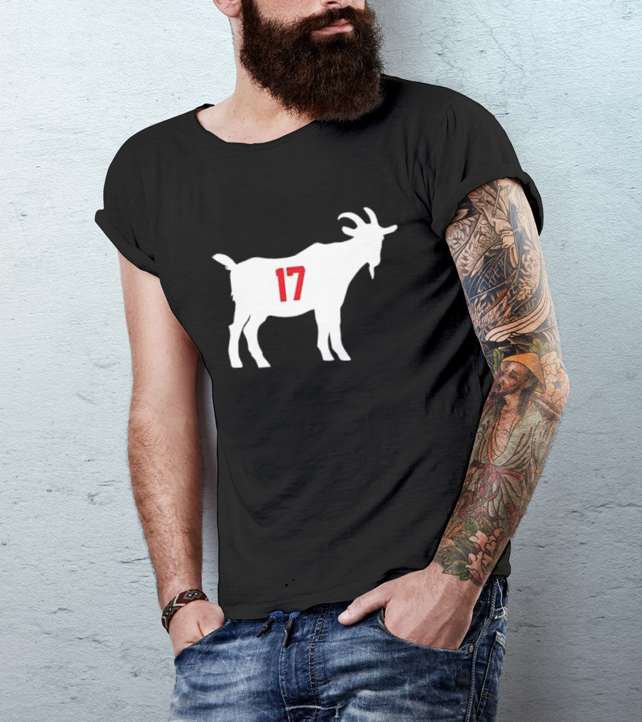 17 White Billy Goat T-Shirt