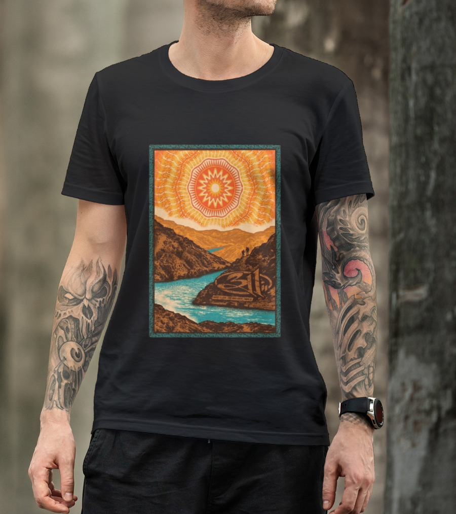 311 August 11 2026 Nampa ID Sunburst Mountain River Scene T-Shirt