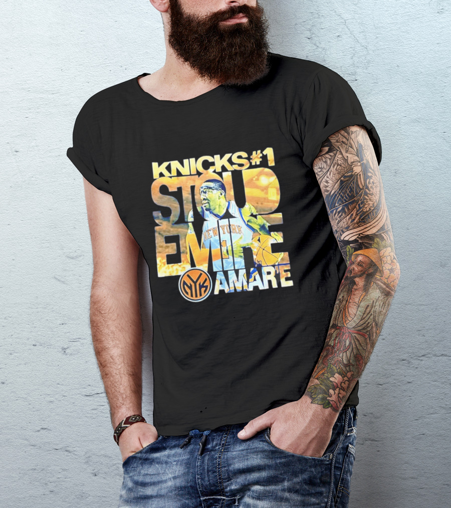 Knicks #1 Stoudemire Amare New York NYK T-Shirt