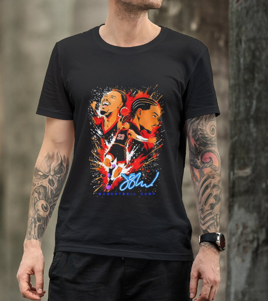 Jaden Ivey 23 Signature Basketball Camp Detroit Pistons T-Shirt