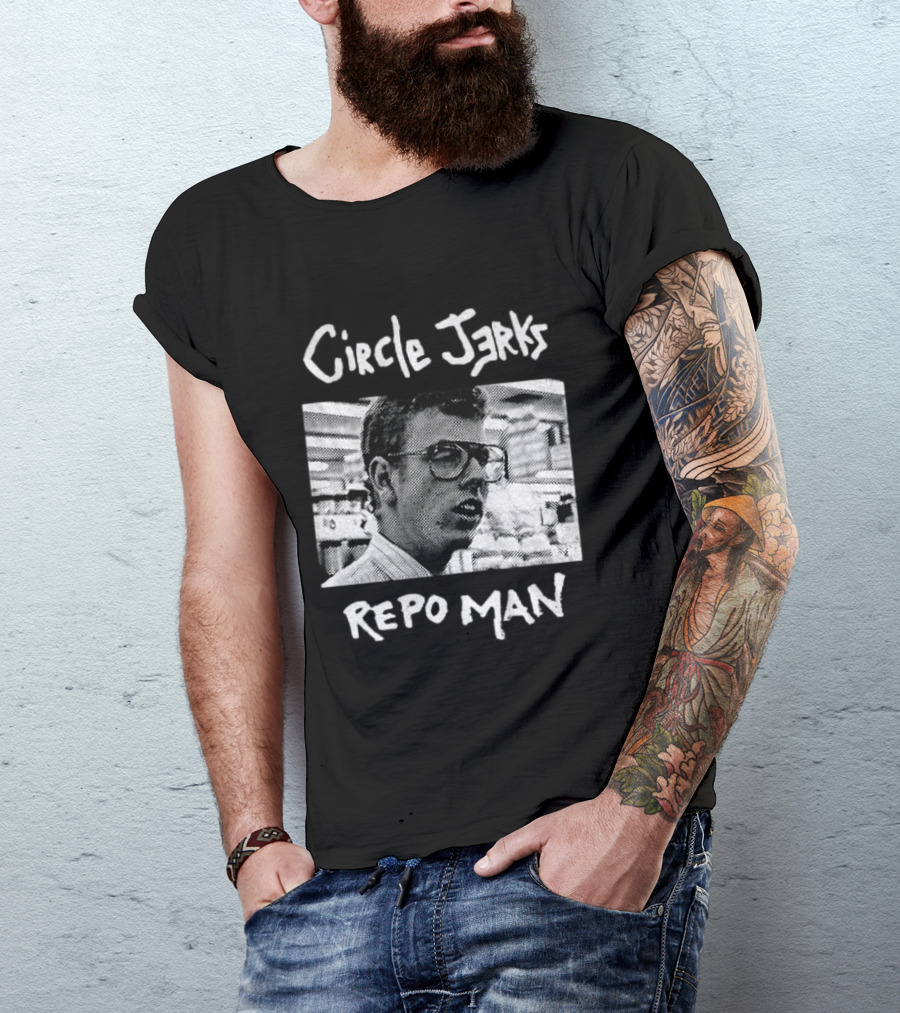 Circle Jerks Punk Rock Band Repo Man T-Shirt