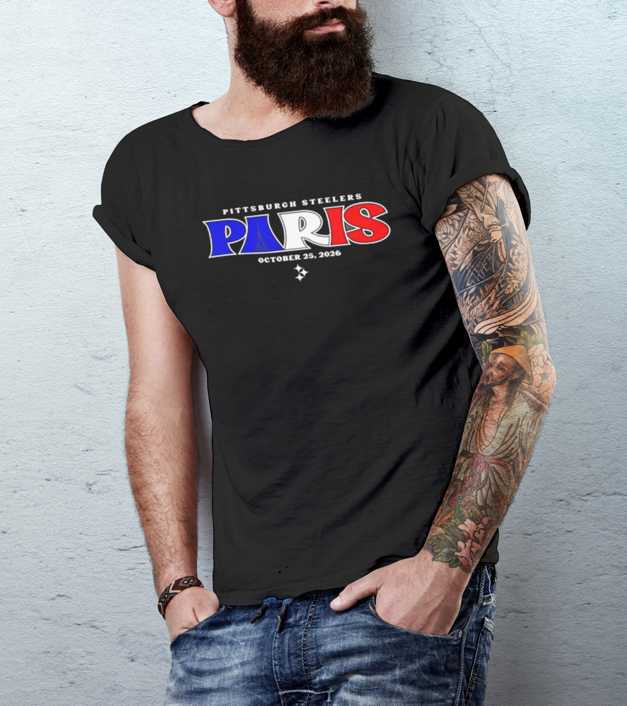 Pittsburgh Steelers Paris October 25 2026 T-Shirt
