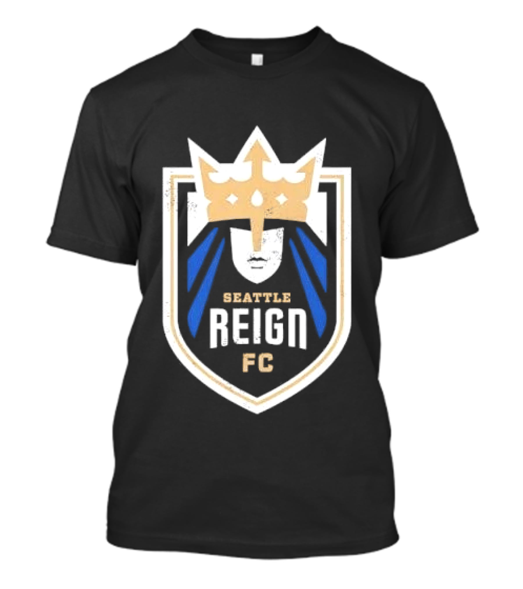 Seattle Reign FC Distressed Crown Crest T-Shirt