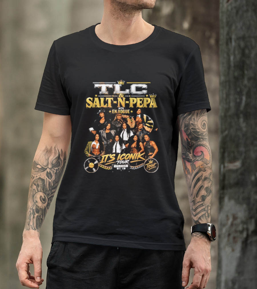 TLC Salt N Pepa En Vogue It's Iconik Tour 2026 T-Shirt