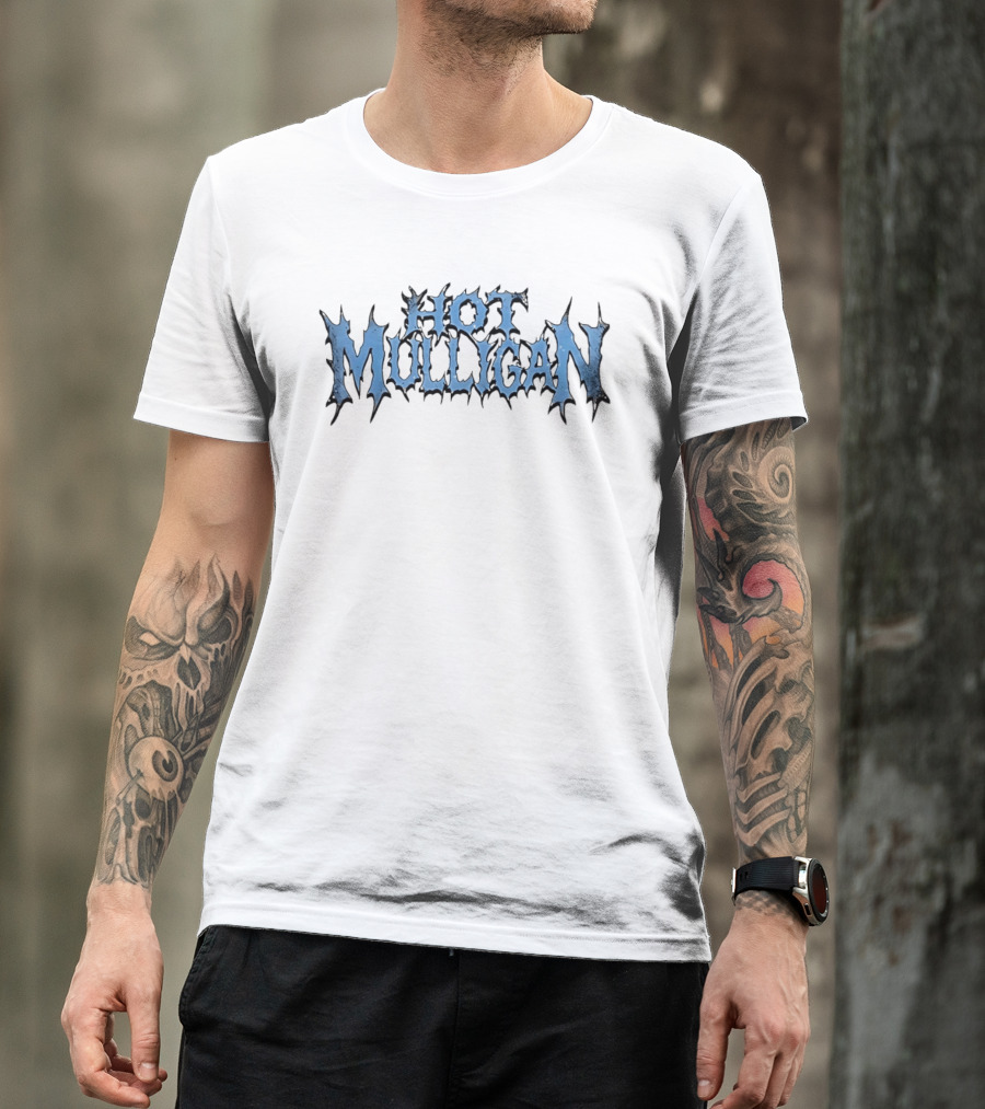Hot Mulligan Spiky Ice Blue Metal Frozen T-Shirt