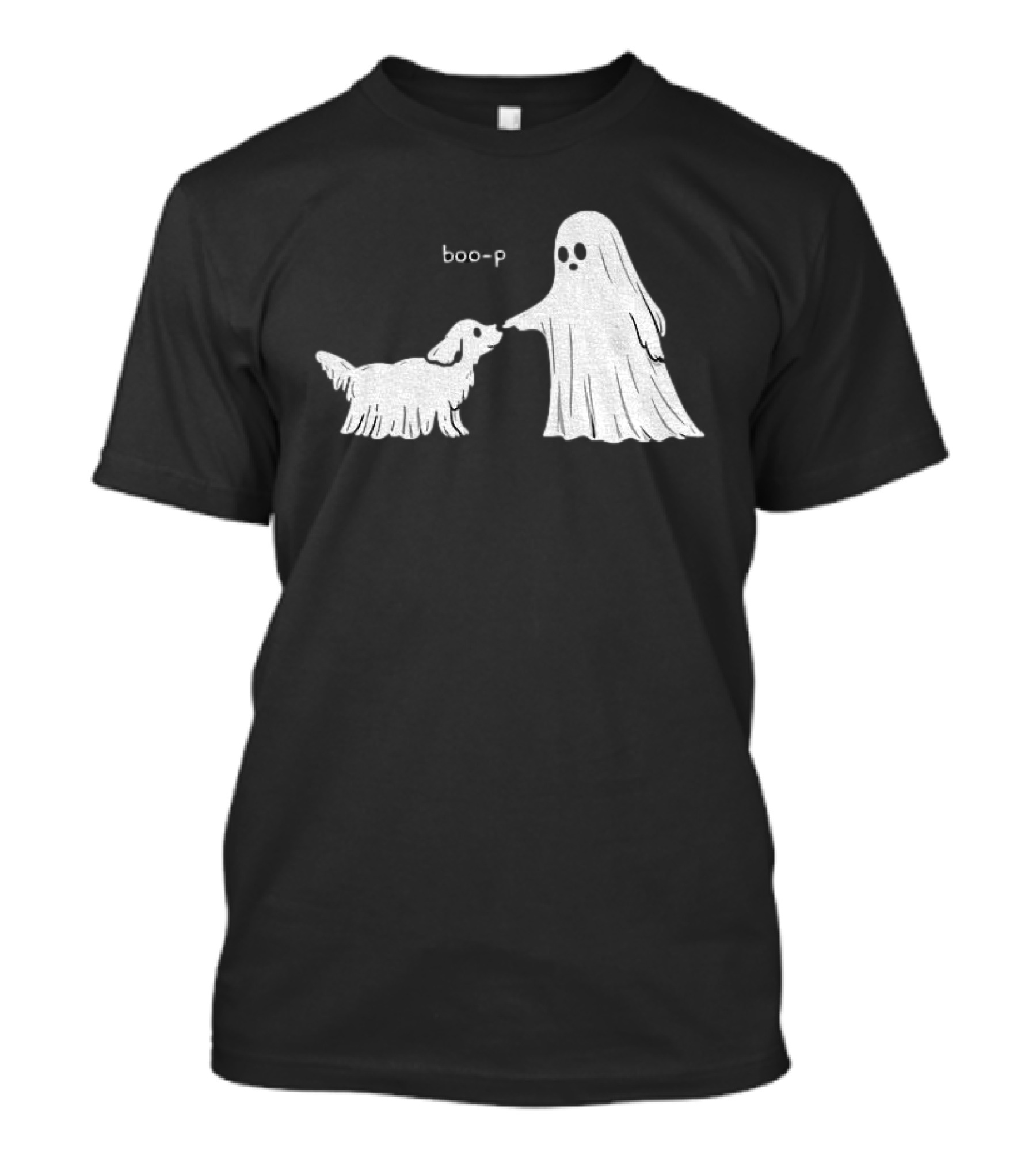 Boo P Ghost And Dog Pet Cartoon T-Shirt