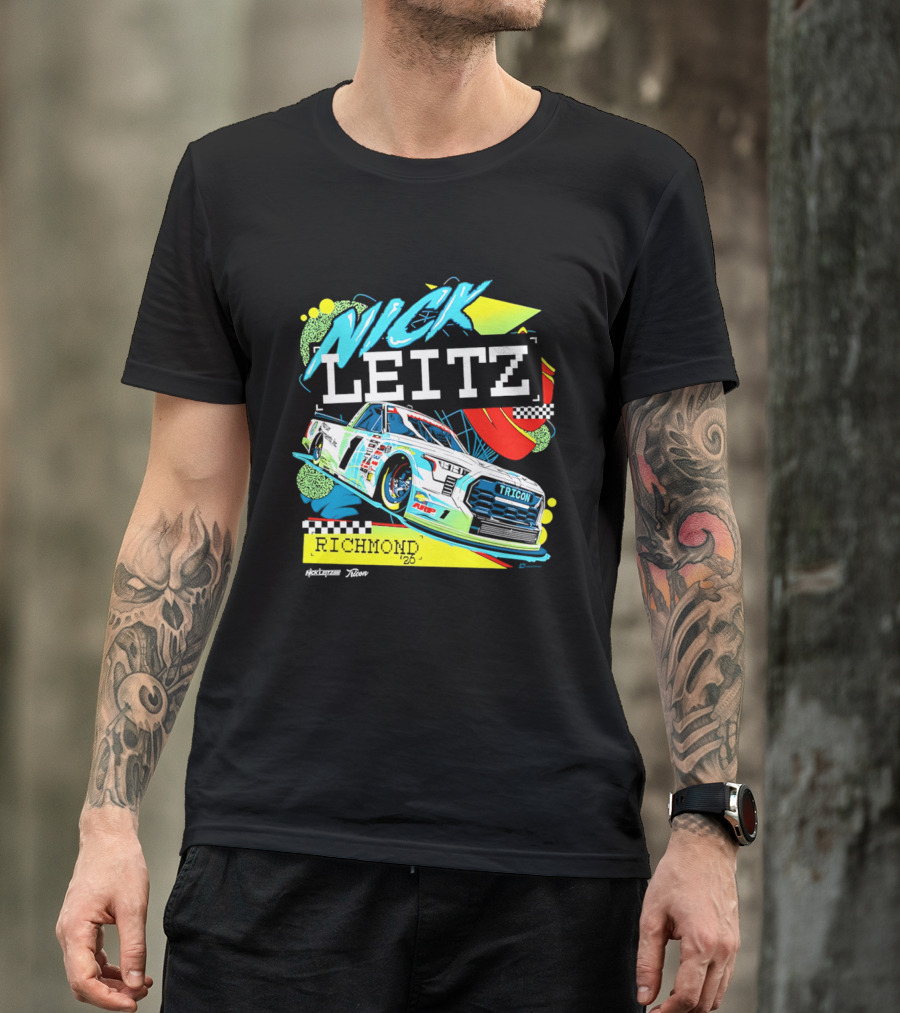Nick Leitz Richmond NC Tricon Truck Series 2026 Racing T-Shirt