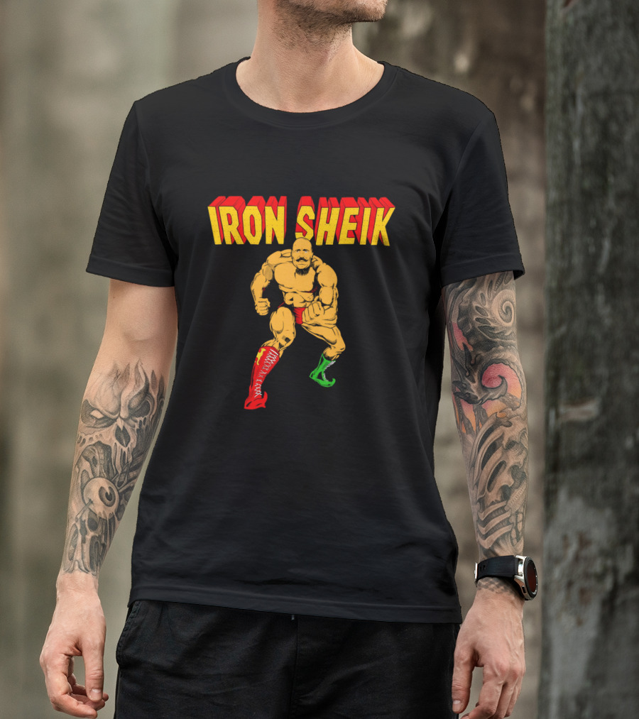 Iron Sheik Wrestling Legend Iconic Wrestler T-Shirt