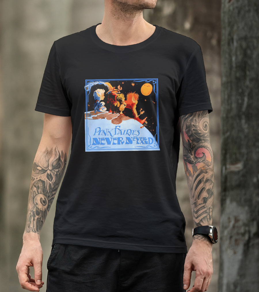 Pink Fairies Never Never Land Vintage Fantasy T-Shirt