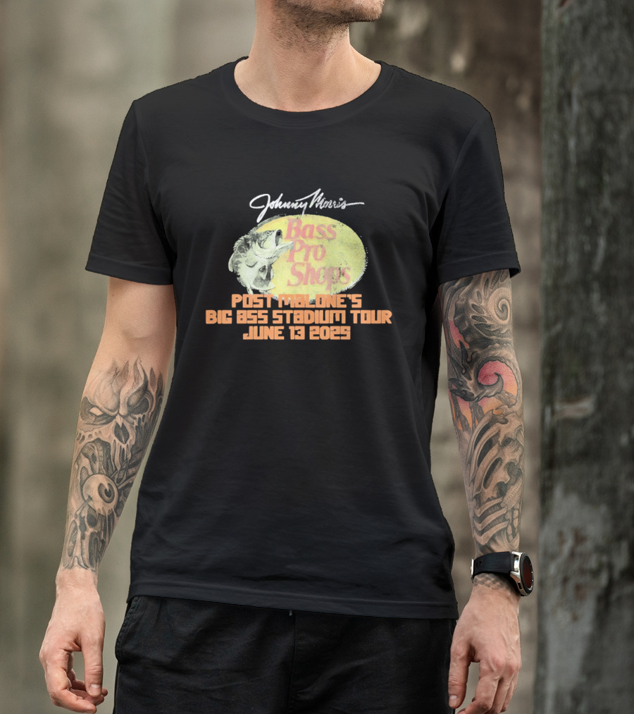 Johnny Morris Bass Pro Shops Post Malone's Big Ass Stadium Tour June 13 2025 T-Shirt