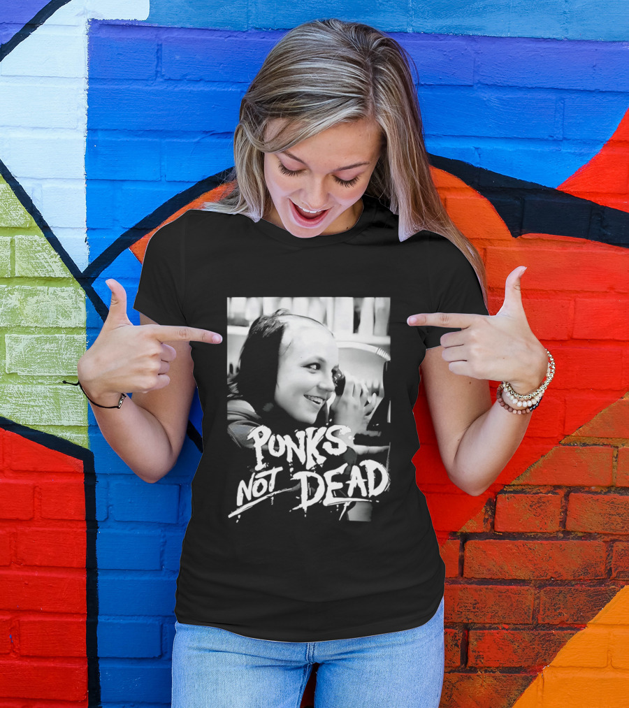Punks Not Dead Britney Spears Iconic Shaved Look T-Shirt
