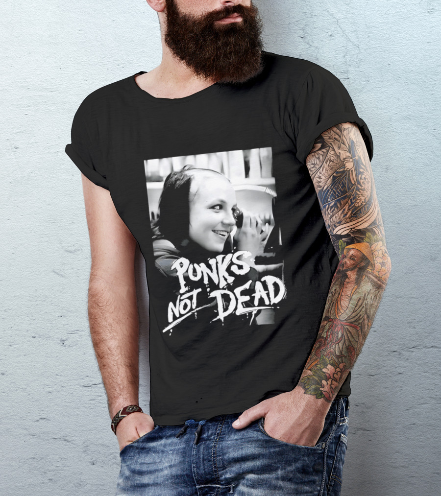 Punks Not Dead Britney Spears Iconic Shaved Look T-Shirt