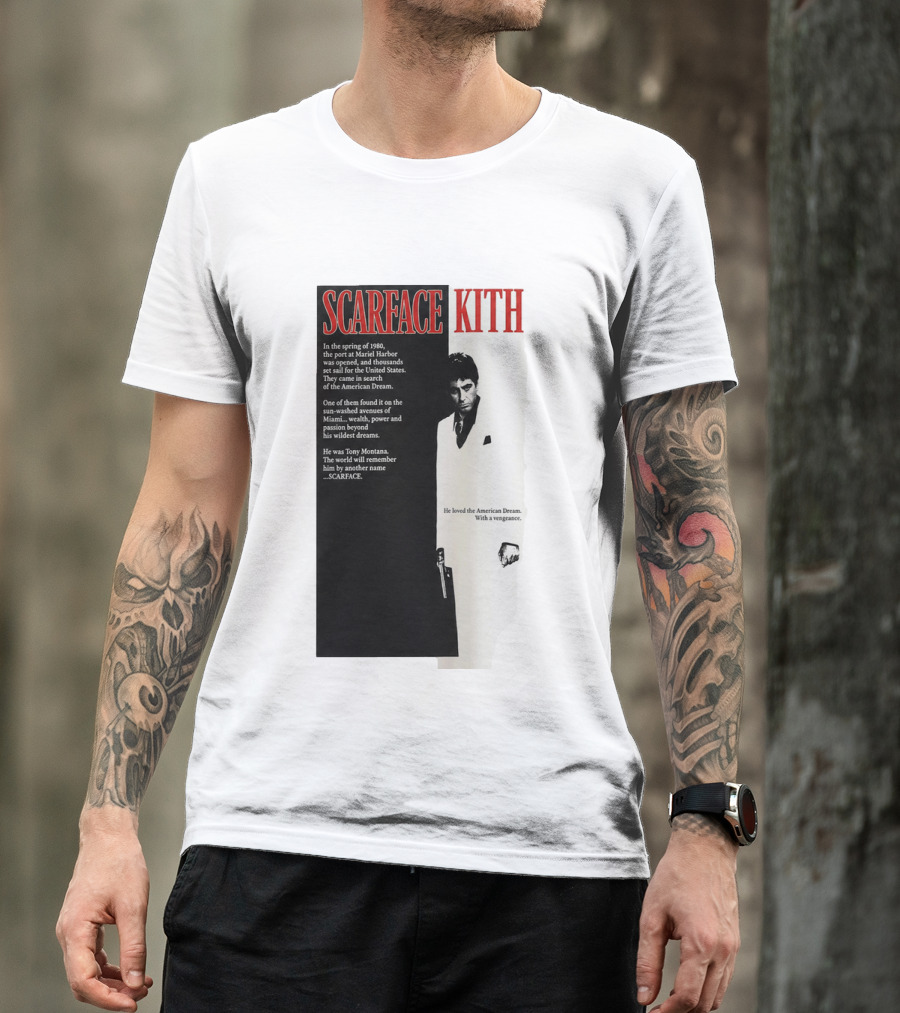 Scarface Kith Tony Montana American Dream 1980 T-Shirt