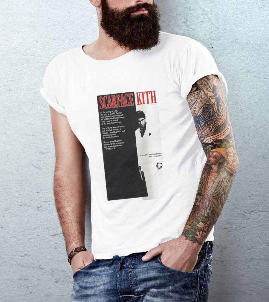 Scarface Kith Tony Montana American Dream 1980 T-Shirt