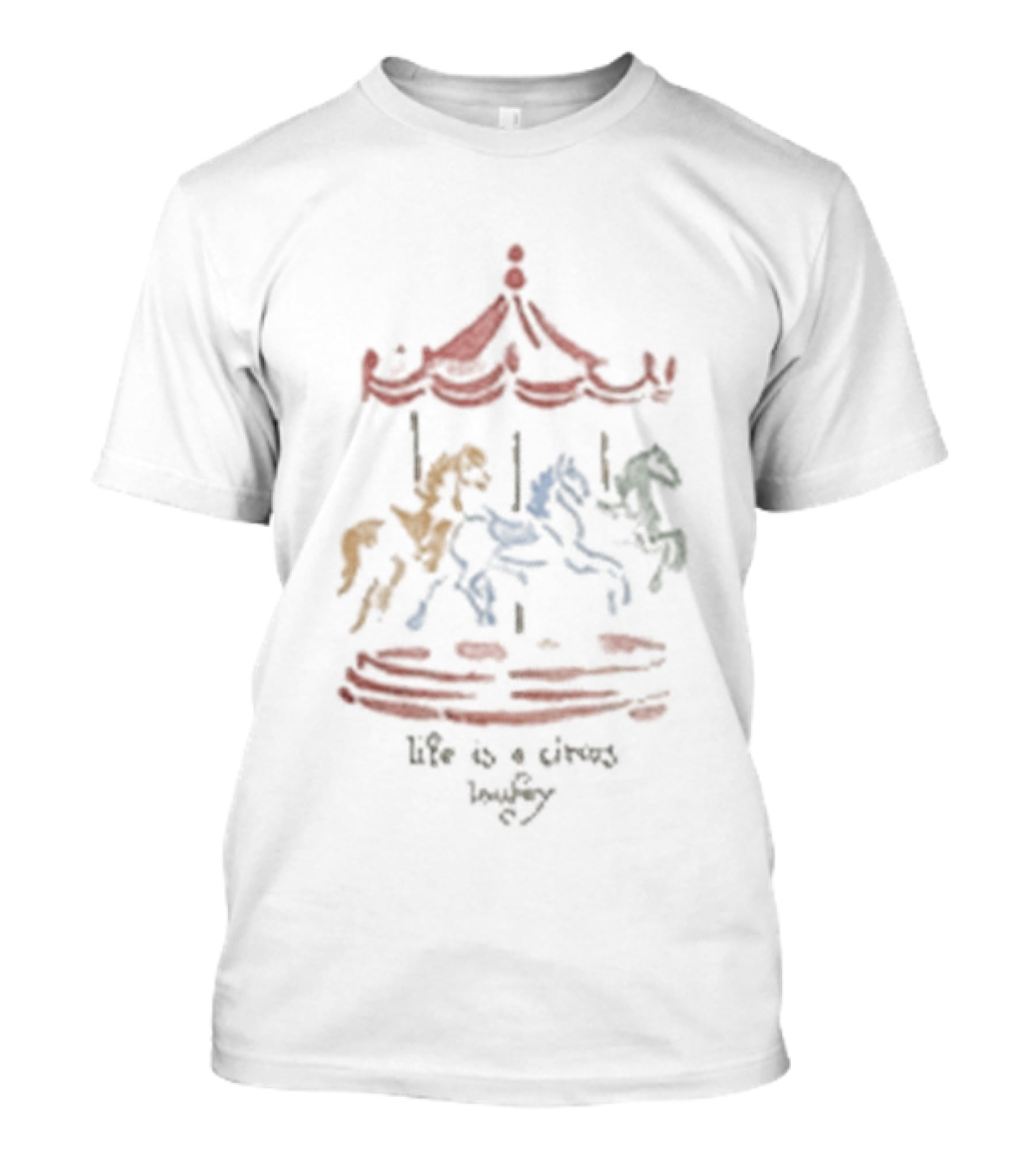 Laufey Carousel Life Is A Climb T-Shirt