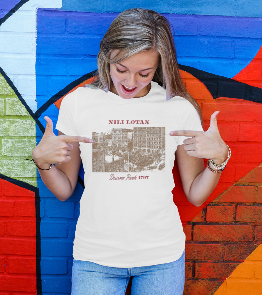 Nili Lotan Duane Park 1797 Architecture Scene T-Shirt