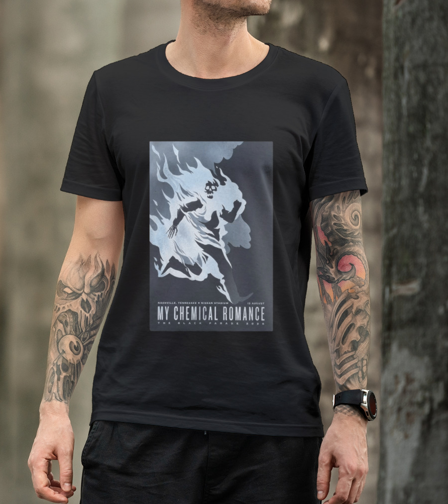 My Chemical Romance The Black Parade 2026 Nashville Nissan Stadium 13 August T-Shirt