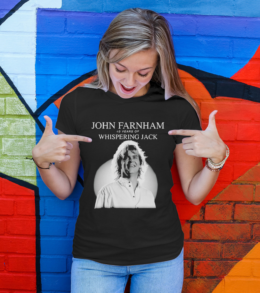 40 Years Of John Farnham Whispering Jack T-Shirt