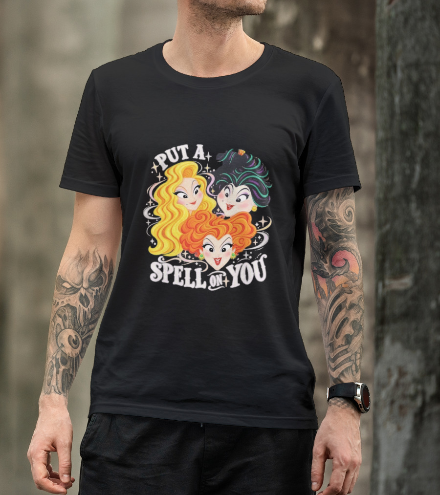 Hocus Pocus I Put A Spell On You Halloween Trio T-Shirt