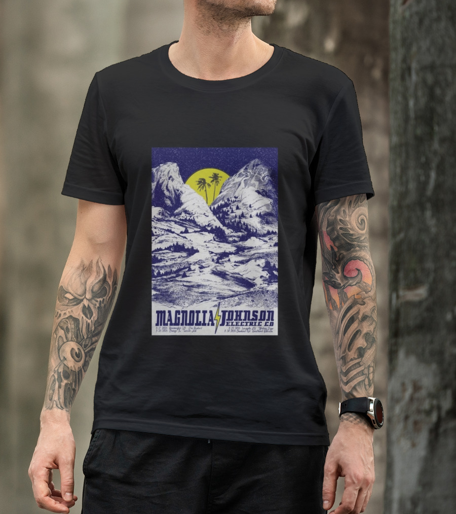 Magnolia Johnson Electric Co Tour 2026 Bloomington Chicago Lincoln Hall Louisville Bowling Green T-Shirt