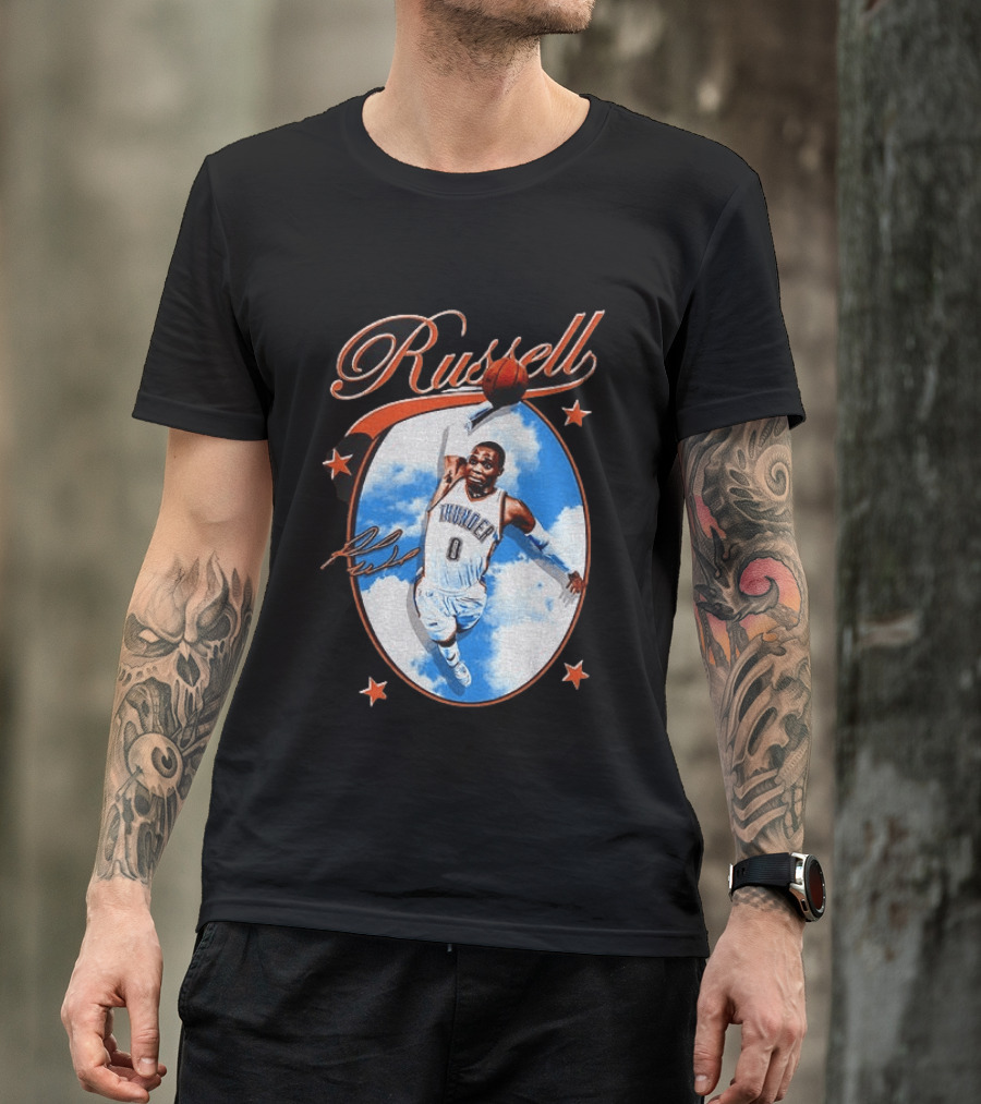 Russell Westbrook Thunder Basketball Legend T-Shirt