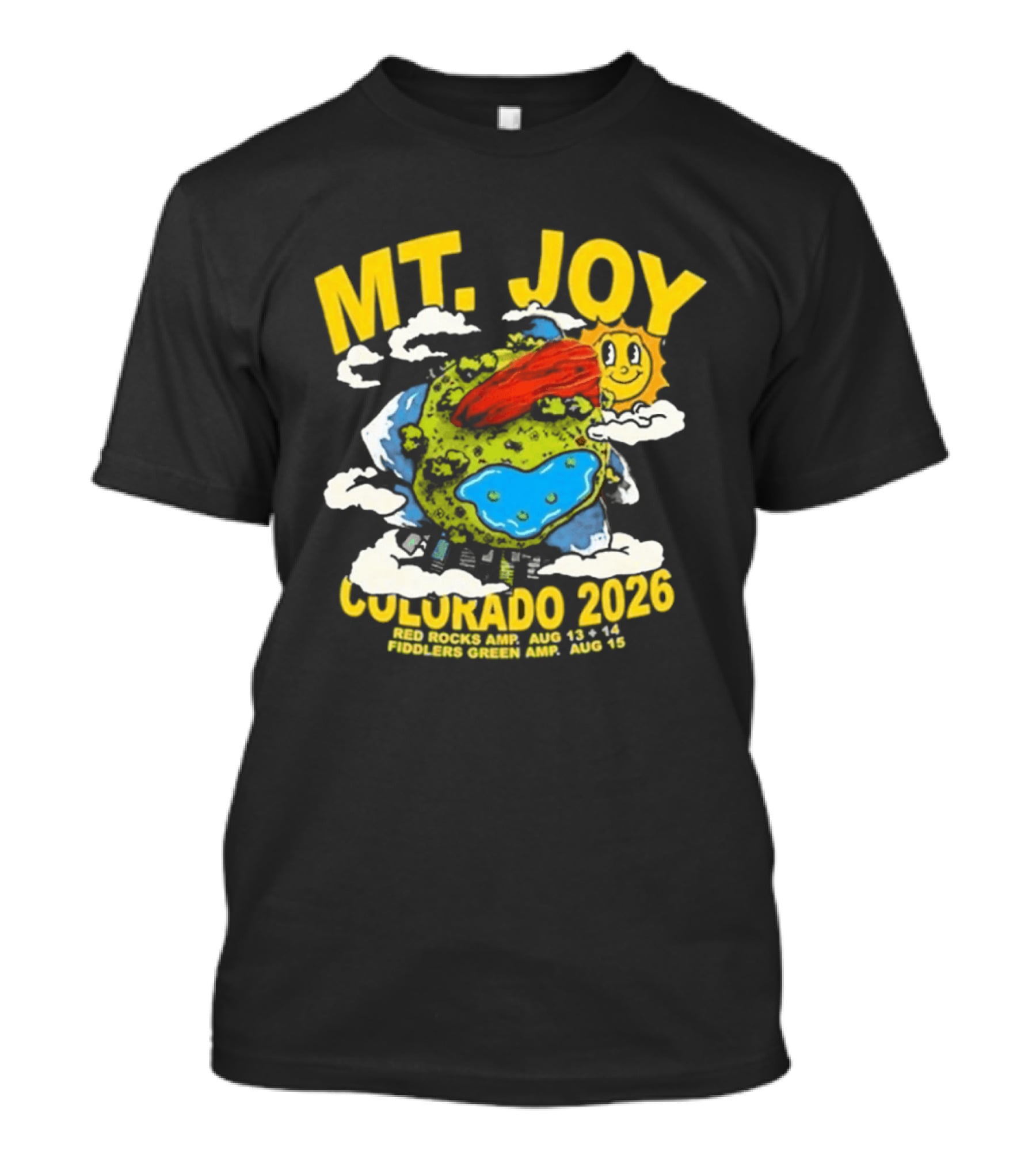 MT. Joy Colorado 2026 Red Rocks Amphitheatre August 13 Fiddler's Green August 15 T-Shirt