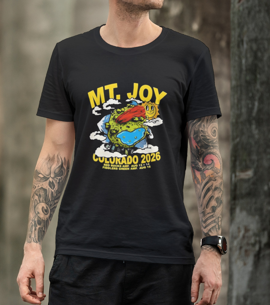 MT. Joy Colorado 2026 Red Rocks Amphitheatre August 13 Fiddler's Green August 15 T-Shirt