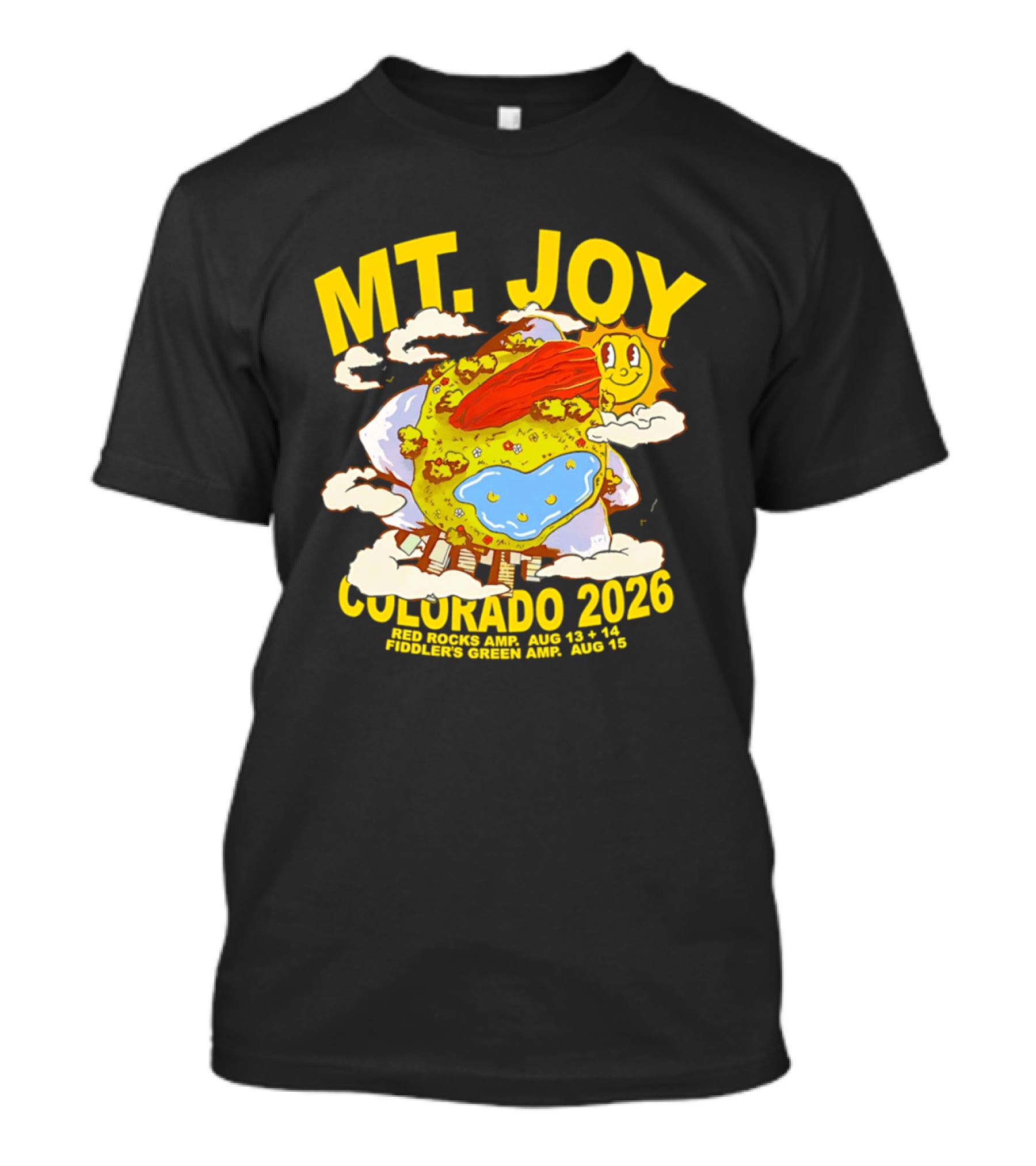MT. Joy Colorado 2026 Red Rocks Amphitheater August 13 14 Fiddler's Green August 15 T-Shirt