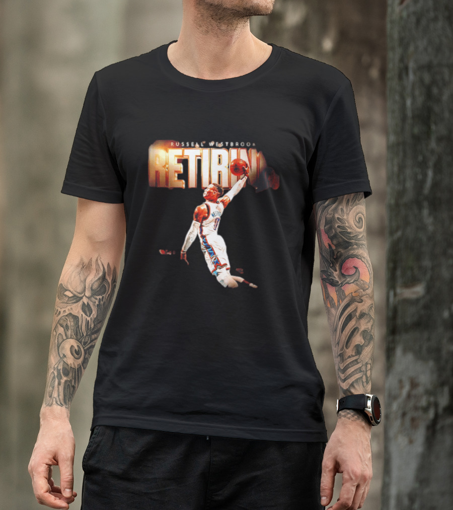Russell Westbrook Retiring OKC Thunder Legend Dunk T-Shirt