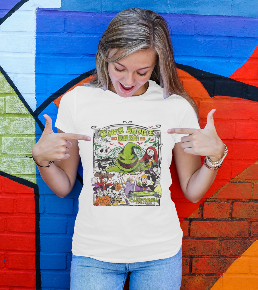 Oogie Boogie Bash 2026 Disney California Adventure Halloween Characters T-Shirt