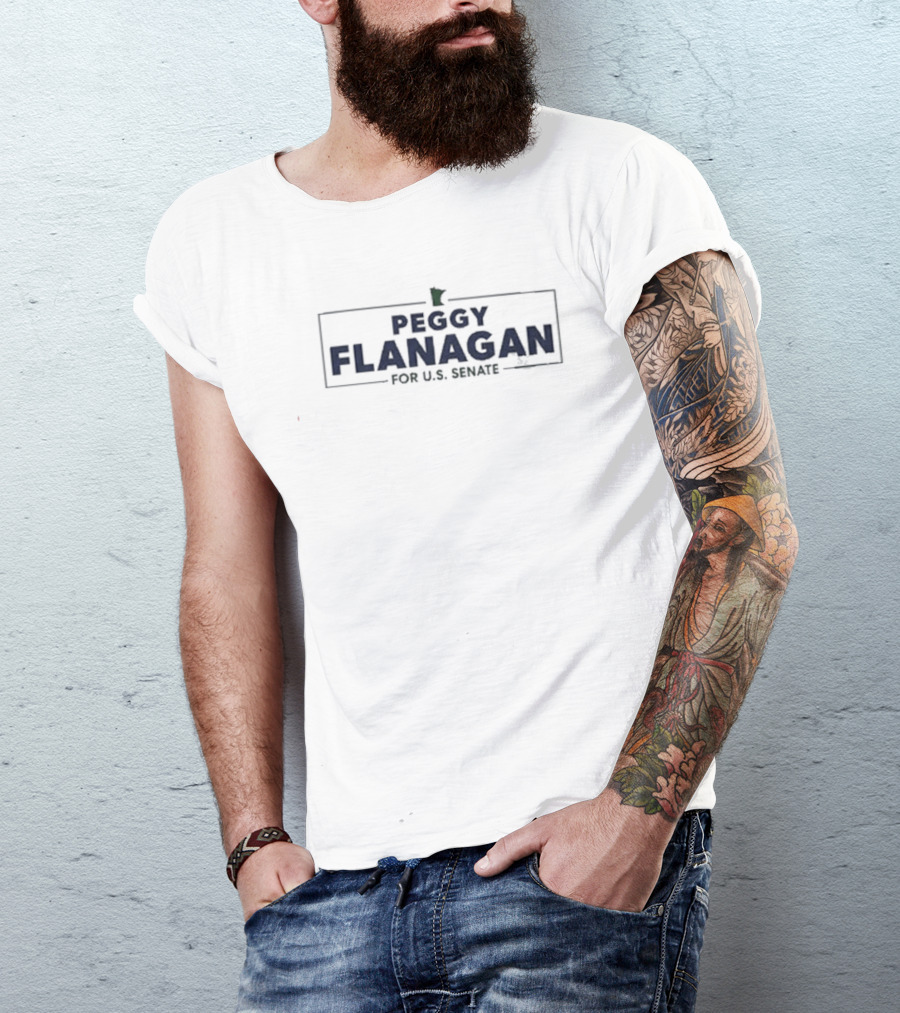 Peggy Flanagan For U.S. Senate Minnesota Campaign T-Shirt