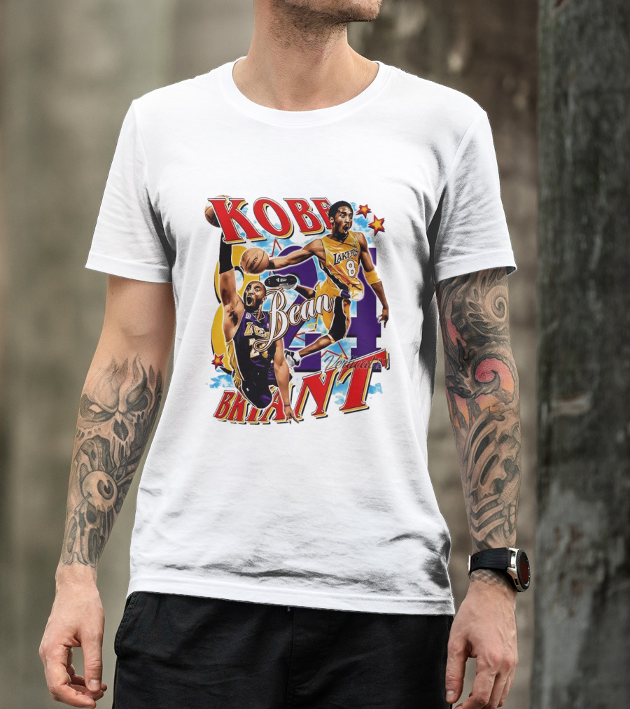 Kobe Bryant Bean Los Angeles Lakers 24 Dedication T-Shirt
