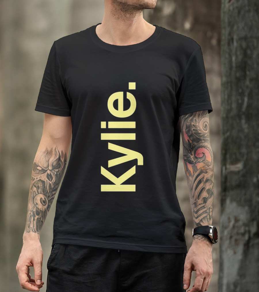 Kylie Minogue Vertical Yellow Kylie T-Shirt