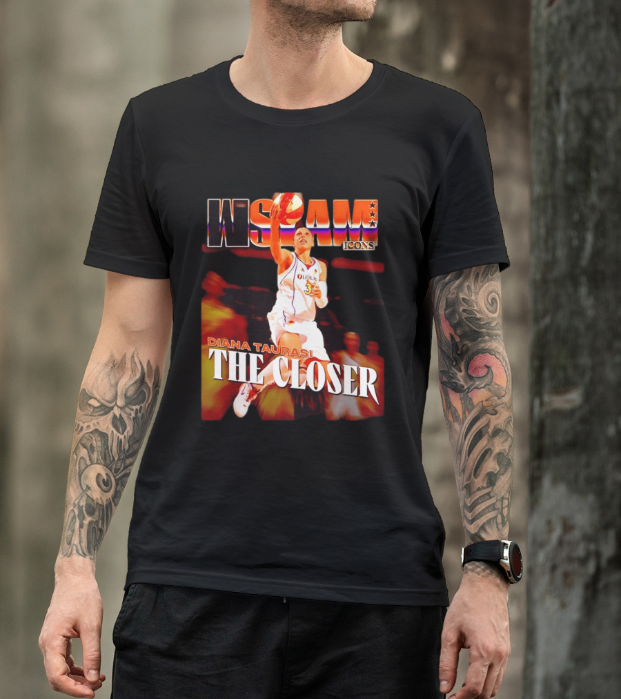 Diana Taurasi The Closer WNBA SLAM Icons Phoenix Mercury T-Shirt