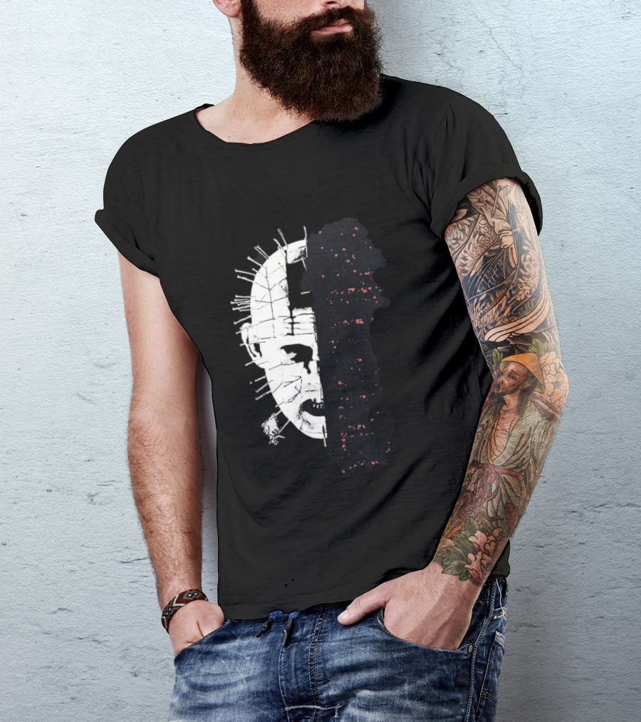 Halloween Horror Nights 2026 Hellraiser Pinhead Split T-Shirt